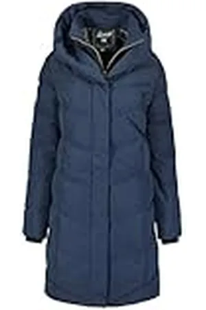 Geographical Norway Djamila Lady Lange parka voor dames, dik, warm, herfst, winter, dunne jas, capuchon, imitatiebont, winddichte jas, elegante donsjack voor dames ( XL), , XL
