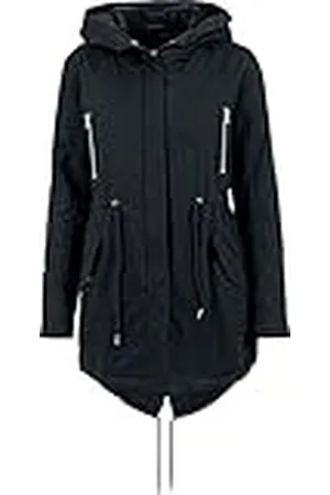Urban classics Dames Jas Dames Sherpa Lined Cotton Parka, , L
