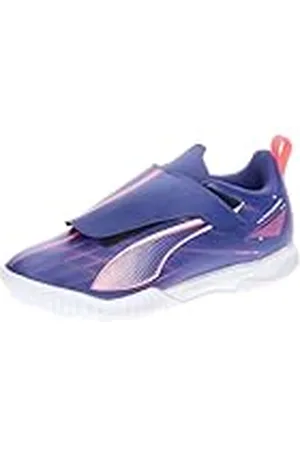PUMA Uniseks kinderen Ultra 5 Play V TT Jr voetbalschoenen, Lapis Lazuli White Sunset Glow, 32 EU