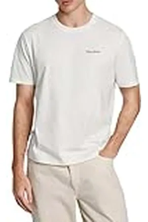 Pepe Jeans Heren Axel C Tee, T-shirt, wit, S, , S