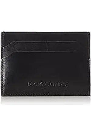 JACK & JONES Leren kaarthouder voor heren, , Eén maat