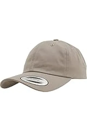 Flexfit Yupoong Low Profile katoenen keperbinding uniseks pet voor dames en heren, 6 panelen, baseballcap, ongestructureerd, met messing sluiting, , One size