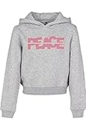 Mister Tee Peace Cropped Hoody voor kinderen, uniseks, , 134
