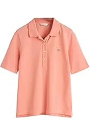 GANT Slim Shield Ss Pique poloshirt voor dames, , M