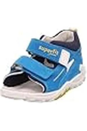 Superfit Flow sandaal voor jongens, Turkoois Blauw 8400, 7 UK Child Wide