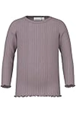 NAME IT Nmfwossa Wool/Silk Rib Ls Top, , 86 cm