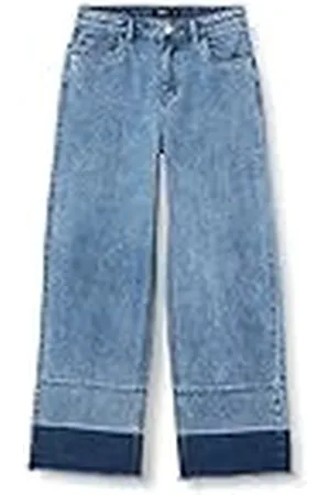 NAME IT Nlfbigletizza Dnm Hw Wide Pant - Jeans Meisjes, , 152