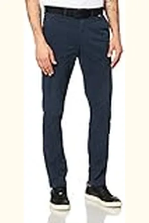 Calvin Klein Mannen Slim Fit kledingstuk Dye Chino riem Casual broek, , 30W / 34L
