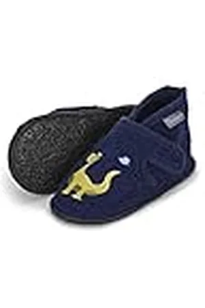 Sterntaler Babyjongens slippers Dino babyschoen, marine, 18 EU