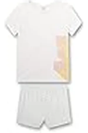 Sanetta Meisjes 245476 Pyjamaset, White Pebble, 128, , 128 cm