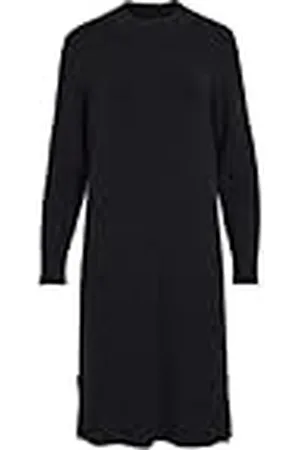 VILA Dames VIRIL CREW NECK L/S MIDI DRESS - NO 14061427, , L