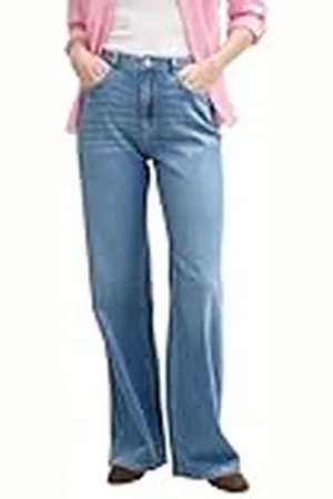 TOM TAILOR Dames Jeans Wide Leg, , 36W / 30L
