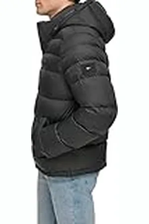 Tommy Hilfiger Klassieke donsjack met capuchon voor heren (standaard en groot en lang) alternatieve buitenkledingjas, , XL tall