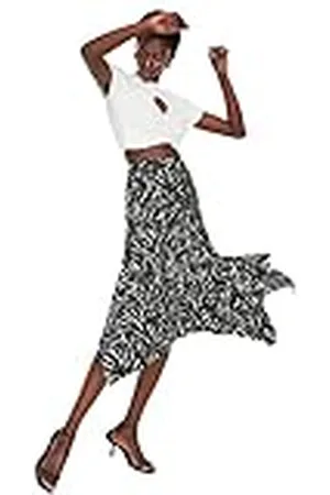 Trendyol Dames Midi Asymmetrische Asymmetrische Gebreide Rok, , S