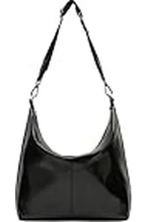 liebeskind M-Paris 4 PT Crinkle-Black Hobo Handtas voor Dames, Handtas