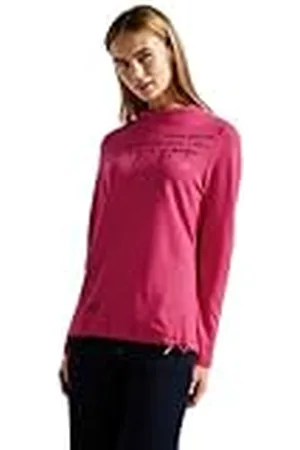 CECIL Shirt met lange mouwen met tekst, , XL