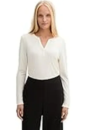 TOM TAILOR T-shirt met lange mouwen voor dames, , S