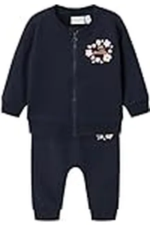 NAME IT Nbfvrillie Sweat Cardigan Box Bru Set Sweatpak voor babymeisjes, , 74