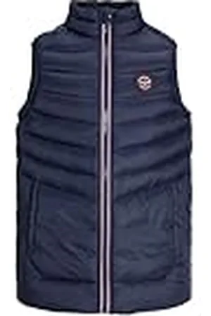 JACK&JONES JUNIOR JESPRINT Puffer Bodywarmer Kraag JNR Vest, , 128, , 128 cm