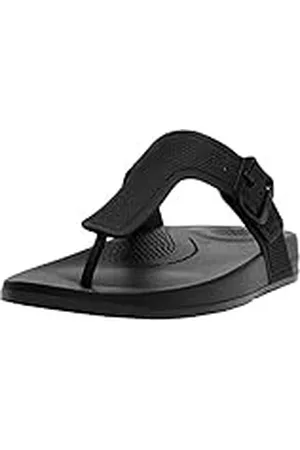 FitFlop Dames Iq-teenslippers met verstelbare gesp en platte sandalen, , 38 EU