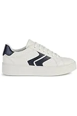 Geox D SKYELY A Sneakers voor dames, Optic White/DK AVIO, 36 EU, , 36 EU