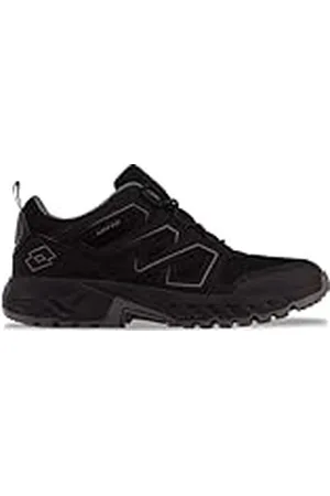 Lotto Sneakers Unisex Volwassenen, Zwart Donkergrijs, 47 EU, zwart, donkergrijs, 47 EU
