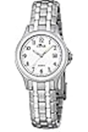 Lotus Dames analoog kwartshorloge met roestvrij stalen armband 15151/A