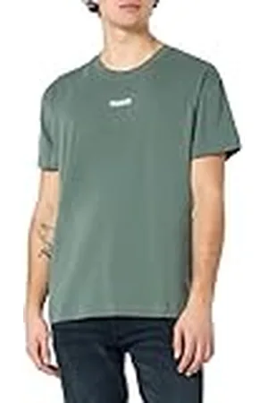 HUGO BOSS HUGO Heren gekoppelde T-shirt Logo-Print Pyjama T-Shirt in Stretch Katoen, , L