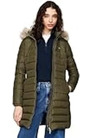 Tommy Hilfiger Dames TJW Essential Hooded Down Coat DW0DW18864 Puffer Coat, , XXS