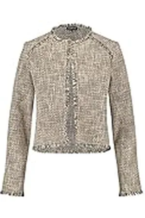 Taifun Dames 330307-11059 Jas Jeans + Stof, , 48, , 48