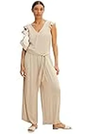 TOM TAILOR Dames Jumpsuit met ceintuur 1031368, , 42