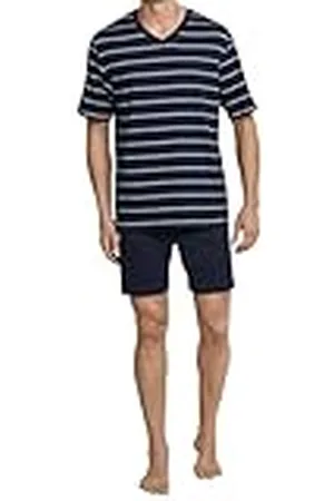 Schiesser Pyjama kort v-hals Tweedelige pyjama heren, , 52