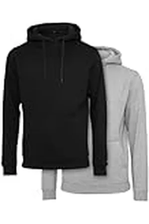 Build Your Brand Heavy Hoody voor heren, verpakking van 2 stuks, , M