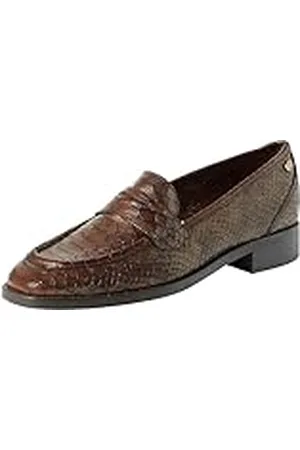 Fred de la Bretoniere Dames Mint Loafer, Dark Brown, 37 EU, , 37 EU