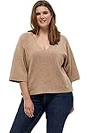 Peppercorn Damestrui Sweater, Warm Sand Melange, 52