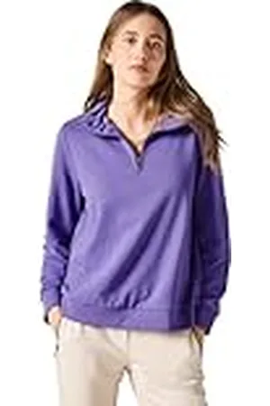 CECIL Dames sweatshirt met borduurwerk, Wild Lila, M
