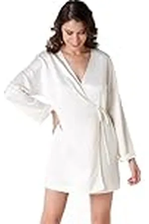 Lovable Badjas Kimono Bridal satijn dames, , XL
