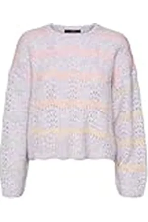 VERO MODA VMHATTY LS O-Neck Stitch Pullover Boo, , L