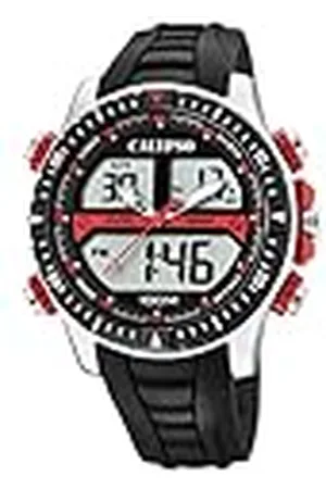 Calypso Watches Mens analoog-digitaal quartz horloge met plastic band K5773/3