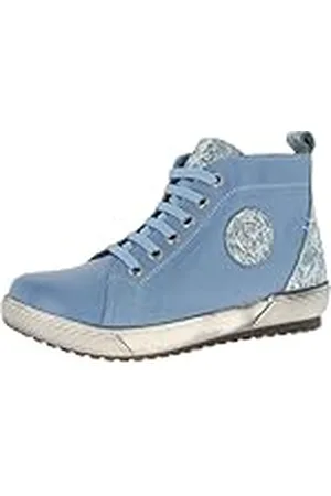 Andrea Conti Dames High Top Sneaker, Infinity Blue, 40 EU, , 40 EU
