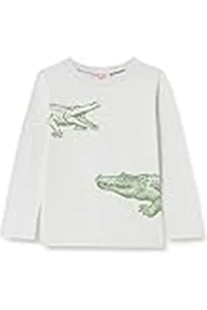 Koton Babyboy T-shirt Graph Crocodile Printed Long Sleeve Crew Neck Cotton, , 12-18 Maanden