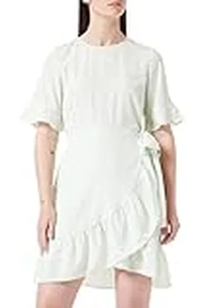 VERO MODA Henna, korte mouwen, ronde hals, korte jurk, , XL