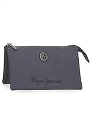 Pepe Jeans Corin portemonnee met drie vakken, , 17,5 x 9,5 x 2 cm, polyester en PU, 0,33 l, van Joumma Bags, , Eén maat, Portemonnee met drie vakken