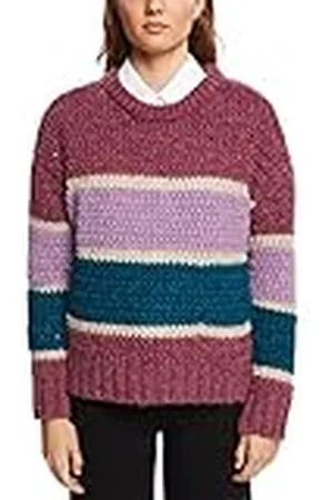 ESPRIT Dames 112EE1I319 trui, 617/kersenrood 3, XL