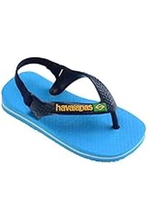 Havaianas Baby Brasil Logo Ii Turkoois/Marineblauw 19