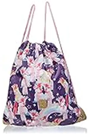Pick & Pack Unisex Purple Rain Unicorn Birds Gymtas, eenheidsmaat