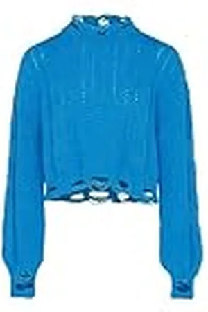 myMo Dames onhandelbare gebreide trui turkoois XS/S, , XS