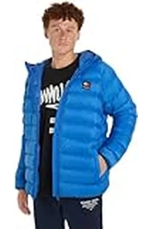 Tommy Hilfiger Heren Tjm Hooded Lt Donsjack Ext Donsjassen, 3XL, Blauw, , S
