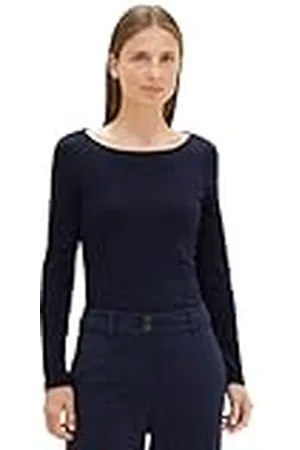 TOM TAILOR T-shirt met lange mouwen voor dames, , S