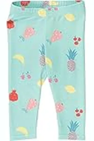 Green Cotton Baby-Meisje Fruit Leggings